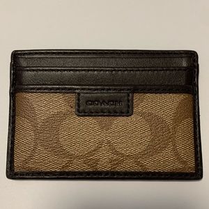Coach card holder - NWOT
